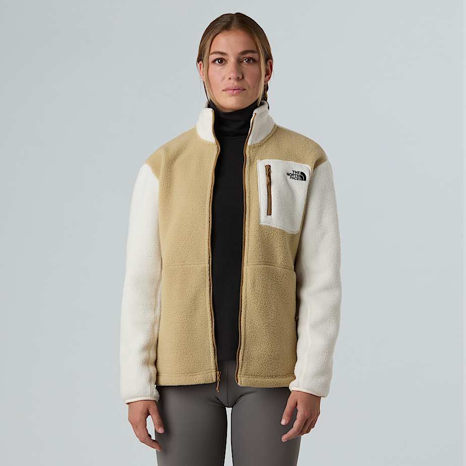 سویشرت پلار زنانه مدل Kadın Yumiori Tam Boy Fermuarlı Polar Mont از برند The North Face